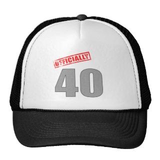 Offiziell 40 Geburtstags Geschenke Trucker Cap